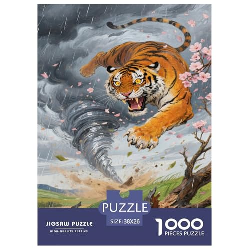 Tiger 1000 Teile Puzzle Für Erwachsene Herausforderndes Spiel Stressabbau-Puzzle Teamgeist Pflegen Für Familien-DekoRatteionen 38x26cm/1000pcs Tiger 1000 Teile Puzzle Für Erwachsene Herausforderndes Spiel Stressabbau-Puzzle Teamgeist Pflegen Für Familien-DekoRatteionen 38x26cm/1000pcs von JOFHYYSIE