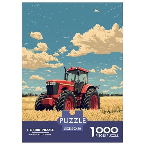 Traktor 1000 Teile Puzzle Für Erwachsene Familien-Challenge-Spielzeuge Stresslindernde Unterhaltung Teamgeist Pflegen Für Familien-DekoRatteionen 70x50cm/1000pcs Traktor 1000 Teile Puzzle Für Erwachsene Familien-Challenge-Spielzeuge Stresslindernde Unterhaltung Teamgeist Pflegen Für Familien-DekoRatteionen 70x50cm/1000pcs von JOFHYYSIE