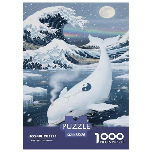 Wal 1000 Teile Puzzle Für Erwachsene Herausforderndes Spiel Stresslindernde Unterhaltung Gedächtnis des Gehirns Trainieren Für Erwachsene Geschenke 38x26cm/1000pcs Wal 1000 Teile Puzzle Für Erwachsene Herausforderndes Spiel Stresslindernde Unterhaltung Gedächtnis des Gehirns Trainieren Für Erwachsene Geschenke 38x26cm/1000pcs von JOFHYYSIE