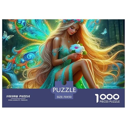 Waldblume Fee 1000 Teile Puzzle Für Erwachsene Bildungspiele Stressabbau-Puzzle Gedächtnis des Gehirns Trainieren Für Erwachsene Geschenke 70x50cm/1000pcs Waldblume Fee 1000 Teile Puzzle Für Erwachsene Bildungspiele Stressabbau-Puzzle Gedächtnis des Gehirns Trainieren Für Erwachsene Geschenke 70x50cm/1000pcs von JOFHYYSIE