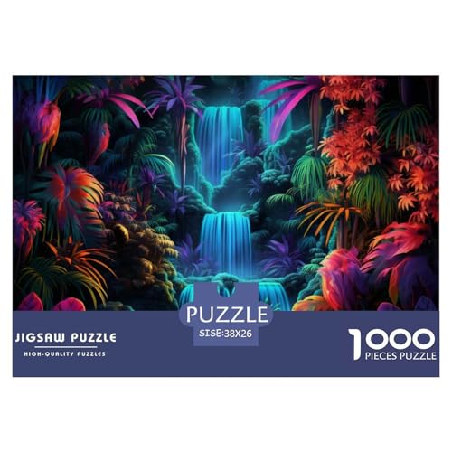 Wasserfall 1000 Piece Jigsaw Puzzle for Adults Family Challenge Toys Stress Relief Puzzle Cultivate The Spirit of Teamwork for The Whole for Women, Gifts for Men 38x26cm/1000pcs Wasserfall 1000 Piece Jigsaw Puzzle for Adults Family Challenge Toys Stress Relief Puzzle Cultivate The Spirit of Teamwork for The Whole for Women, Gifts for Men 38x26cm/1000pcs von JOFHYYSIE
