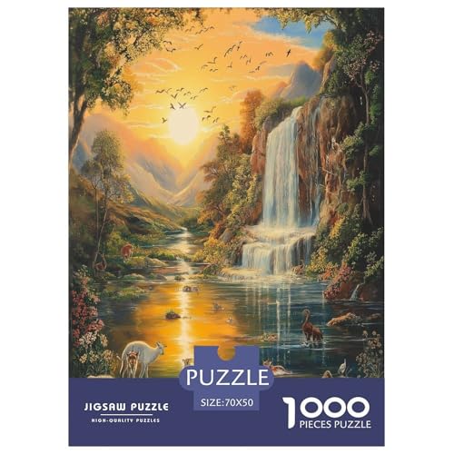 Wasserfall 1000 Teile Puzzle Für Erwachsene Familien-Challenge-Spielzeuge Stresslindernde Unterhaltung Teamgeist Pflegen Für Familien-DekoRatteionen 70x50cm/1000pcs Wasserfall 1000 Teile Puzzle Für Erwachsene Familien-Challenge-Spielzeuge Stresslindernde Unterhaltung Teamgeist Pflegen Für Familien-DekoRatteionen 70x50cm/1000pcs von JOFHYYSIE