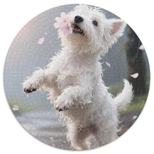 West Highland Weißer Terrier 1000 Pieces Jigsaw Puzzles For Adults Family Challenge Toys Stress Relieving Entertainment Cultivate The Spirit of Teamwork for Men, Women, Elders, Seniors 1000pcs (67.5x6 West Highland Weißer Terrier 1000 Pieces Jigsaw Puzzles For Adults Family Challenge Toys Stress Relieving Entertainment Cultivate The Spirit of Teamwork for Men, Women, Elders, Seniors 1000pcs (67.5x6 von JOFHYYSIE