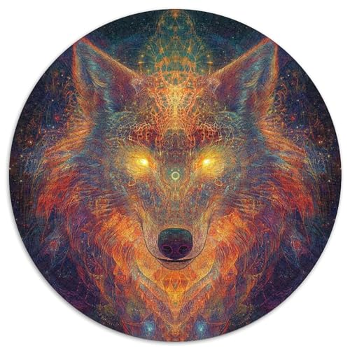 Wolf 1000 Piece Science Fiction Jigsaw Puzzle for Adults Challenging Game Stress Relief Puzzle Cultivate The Spirit of Teamwork for Family Decorations 1000pcs (67.5x67.5cm) von JOFHYYSIE
