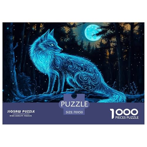 Wolf 1000 Pieces Jigsaw Puzzles for Adults Challenging Game Stress Relieving Entertainment Exercise The Memory of The Brain for Adults Gifts 70x50cm/1000pcs Wolf 1000 Pieces Jigsaw Puzzles for Adults Challenging Game Stress Relieving Entertainment Exercise The Memory of The Brain for Adults Gifts 70x50cm/1000pcs von JOFHYYSIE