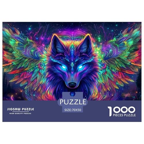 Wolf 1000 Pieces Jigsaw Puzzles for Adults EduKatzeional Games Stress Relieving Entertainment Cultivate The Spirit of Teamwork for Family DecoRatteteions 70x50cm/1000pcs Wolf 1000 Pieces Jigsaw Puzzles for Adults EduKatzeional Games Stress Relieving Entertainment Cultivate The Spirit of Teamwork for Family DecoRatteteions 70x50cm/1000pcs von JOFHYYSIE