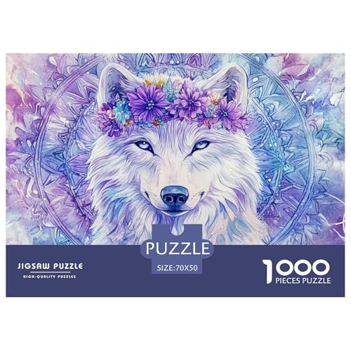 Wolf 1000 Pieces Jigsaw Puzzles for Adults EduKatzeional Games Stress Relieving Entertainment Exercise The Memory of The Brain for Adults Gifts 70x50cm/1000pcs Wolf 1000 Pieces Jigsaw Puzzles for Adults EduKatzeional Games Stress Relieving Entertainment Exercise The Memory of The Brain for Adults Gifts 70x50cm/1000pcs von JOFHYYSIE