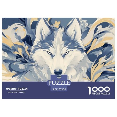 Wolf 1000 Pieces Jigsaw Puzzles for Adults EduKatzeional Games Stress Relieving Entertainment Exercise The Memory of The Brain for Family DecoRatteteions 70x50cm/1000pcs Wolf 1000 Pieces Jigsaw Puzzles for Adults EduKatzeional Games Stress Relieving Entertainment Exercise The Memory of The Brain for Family DecoRatteteions 70x50cm/1000pcs von JOFHYYSIE