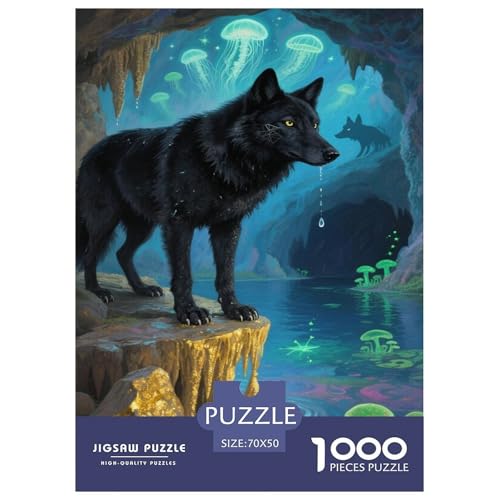 Wolf 1000 Teile Puzzle Für Erwachsene Familien-Challenge-Spielzeuge Stressabbau-Puzzle Teamgeist Pflegen Für Familien-DekoRatteionen 70x50cm/1000pcs Wolf 1000 Teile Puzzle Für Erwachsene Familien-Challenge-Spielzeuge Stressabbau-Puzzle Teamgeist Pflegen Für Familien-DekoRatteionen 70x50cm/1000pcs von JOFHYYSIE