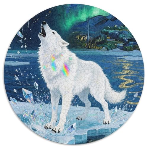 Wolf 1000 Teile Puzzle Für Erwachsene Herausforderung Stresslindernde Unterhaltung Teamgeist Pflegen Für Die Ganze Familie, Geschenke Für Frauen & Männer 1000pcs (67.5x67.5cm) von JOFHYYSIE