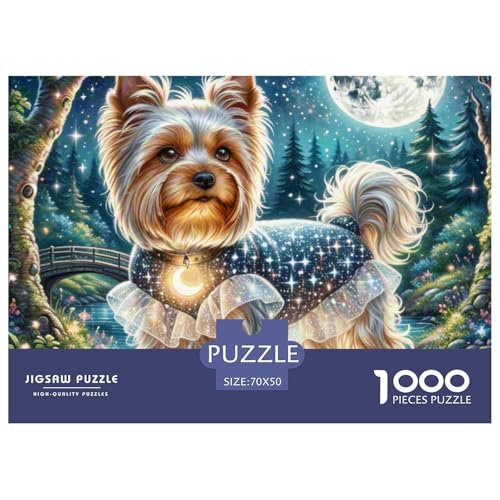 Yorkshire Terrier 1000 Pieces Jigsaw Puzzles for Adults EduKatzeional Games Stress Relieving Entertainment Exercise The Memory of The Brain for Adults Gifts 70x50cm/1000pcs Yorkshire Terrier 1000 Pieces Jigsaw Puzzles for Adults EduKatzeional Games Stress Relieving Entertainment Exercise The Memory of The Brain for Adults Gifts 70x50cm/1000pcs von JOFHYYSIE