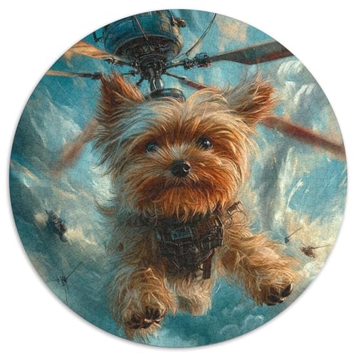 Yorkshire Terrier 1000 Pieces Jigsaw Puzzles for Adults Family Challenge Toys Stress Relieving Entertainment Cultivate The Spirit of Teamwork for Adults Gifts 1000pcs (67.5x67.5cm) von JOFHYYSIE