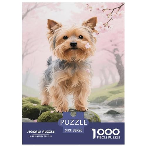 Yorkshire Terrier 1000 Teile Puzzle Für Erwachsene Herausforderndes Spiel Stressabbau-Puzzle Teamgeist Pflegen Für Erwachsene Geschenke 38x26cm/1000pcs Yorkshire Terrier 1000 Teile Puzzle Für Erwachsene Herausforderndes Spiel Stressabbau-Puzzle Teamgeist Pflegen Für Erwachsene Geschenke 38x26cm/1000pcs von JOFHYYSIE