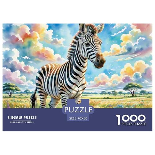 Zebra 1000 Pieces Jigsaw Puzzles for Adults Family Challenge Toys Stress Relieving Entertainment Exercise The Memory of The Brain for Adults and Kids, Age 12 Years Up 70x50cm/1000pcs Zebra 1000 Pieces Jigsaw Puzzles for Adults Family Challenge Toys Stress Relieving Entertainment Exercise The Memory of The Brain for Adults and Kids, Age 12 Years Up 70x50cm/1000pcs von JOFHYYSIE
