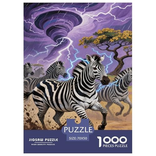 Zebra 1000 Teile Puzzle Für Erwachsene Herausforderndes Spiel Stresslindernde Unterhaltung Teamgeist Pflegen Für Erwachsene Geschenke 70x50cm/1000pcs Zebra 1000 Teile Puzzle Für Erwachsene Herausforderndes Spiel Stresslindernde Unterhaltung Teamgeist Pflegen Für Erwachsene Geschenke 70x50cm/1000pcs von JOFHYYSIE