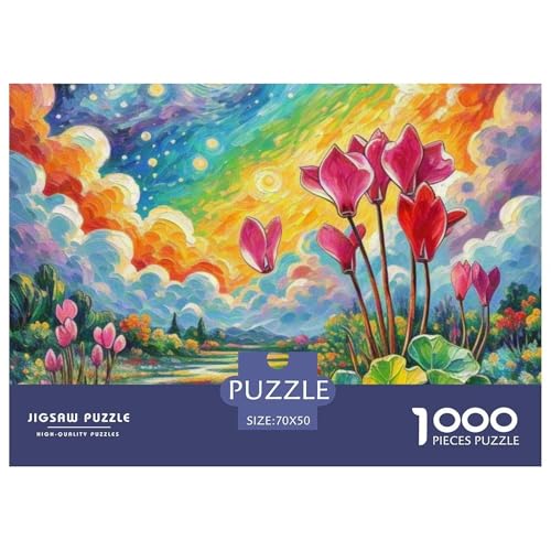 Zyklamen 1000 Pieces Jigsaw Puzzles for Adults EduKatzeional Games Stress Relieving Entertainment Cultivate The Spirit of Teamwork for Family DecoRatteteions 70x50cm/1000pcs Zyklamen 1000 Pieces Jigsaw Puzzles for Adults EduKatzeional Games Stress Relieving Entertainment Cultivate The Spirit of Teamwork for Family DecoRatteteions 70x50cm/1000pcs von JOFHYYSIE