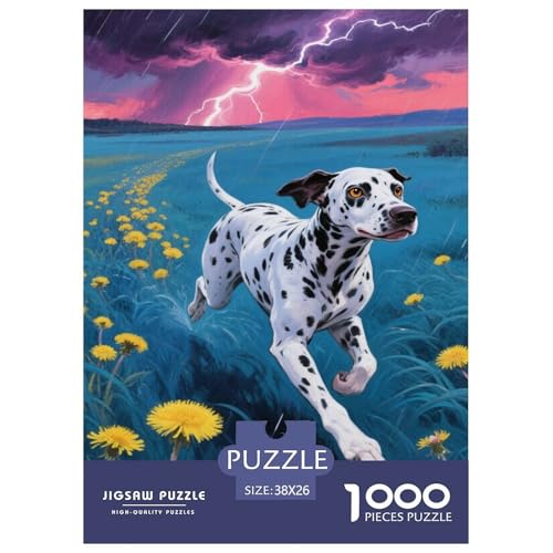dalmatischen 1000 Teile Puzzle Für Erwachsene Familien-Challenge-Spielzeuge Stressabbau-Puzzle Teamgeist Pflegen Für Familien-DekoRatteionen 38x26cm/1000pcs von JOFHYYSIE