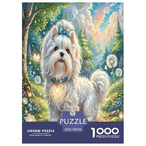 maltesisch 1000 Teile Puzzle Für Erwachsene Familien-Challenge-Spielzeuge Stressabbau-Puzzle Teamgeist Pflegen Für Familien-DekoRatteionen 70x50cm/1000pcs maltesisch 1000 Teile Puzzle Für Erwachsene Familien-Challenge-Spielzeuge Stressabbau-Puzzle Teamgeist Pflegen Für Familien-DekoRatteionen 70x50cm/1000pcs von JOFHYYSIE