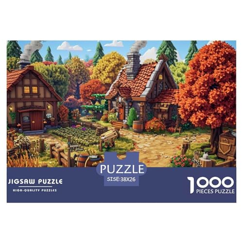 ordentliches Haus 1000 Pieces Jigsaw Puzzles for Adults Challenging Game Stress Relieving Entertainment Exercise The Memory of The Brain for Men, Women, Elders, Seniors 38x26cm/1000pcs ordentliches Haus 1000 Pieces Jigsaw Puzzles for Adults Challenging Game Stress Relieving Entertainment Exercise The Memory of The Brain for Men, Women, Elders, Seniors 38x26cm/1000pcs von JOFHYYSIE