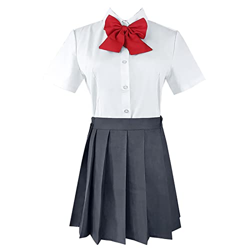 JOHLCR Cosplay Uniform Anzug Your Name Hori KyōKo Schuluniform Anime Kostüm Outfits Erwachsene Kinderkleidung für Halloween, Geburtstagsgeschenk, Bühnenspiel (M, ohne Perücke) von JOHLCR