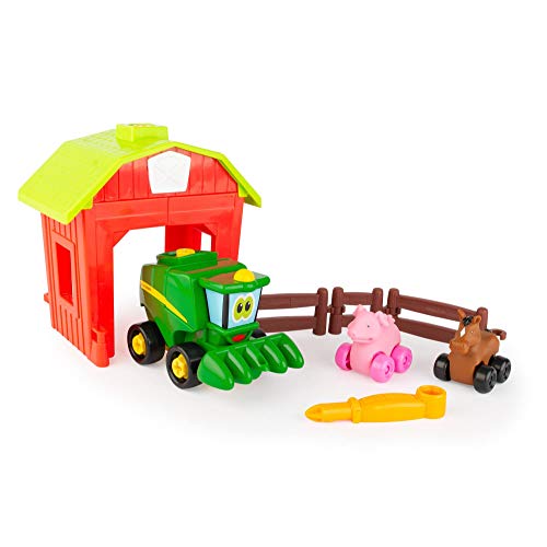 Bau dir deinen Corey Freund Traktor Spielzeug, Schiebe Spielzeug Traktoren für Kleinkinder, Interaktives Spielzeug zum Schieben, Push Toys geeignet ab 18 Monaten, 2 & 3 Jahren, für Jungen und Mädchen von JOHN DEERE