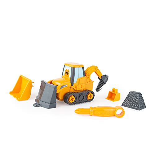 JOHN DEERE 47278 Kids Build A Buddy Deluxe Baggerlader, Bagge Kinder, Bauernhof, Traktor Spielzeug für Jungen und Mädchen ab 3 Jahren, Yellow JOHN DEERE 47278 Kids Build A Buddy Deluxe Baggerlader, Bagge Kinder, Bauernhof, Traktor Spielzeug für Jungen und Mädchen ab 3 Jahren, Yellow von JOHN DEERE