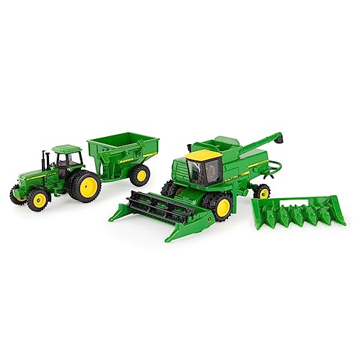 John Deere 1/64 Scale 5 pc Harvesting Set 4555 Tractor, 7720 Combine w/2 Heads, 500 Grain Cart John Deere 1/64 Scale 5 pc Harvesting Set 4555 Tractor, 7720 Combine w/2 Heads, 500 Grain Cart von JOHN DEERE
