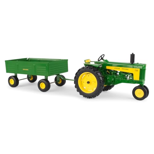 John Deere 730 Tractor with Barge Wagon 1/16 Scale Ages 3+ von JOHN DEERE