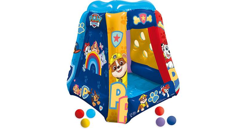 Aufblasbares Bällebad  PAW Patrol mit 20 PE-Bällen blau von JOHN