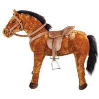 JOHN 40401 Plüschpferd mit Sound braun 45cm von JOHN