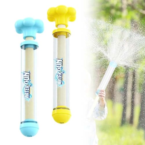Feuerwerks Wasserpistole Spielzeug,WassersprüHspielzeug, 2025 Neu Wasserspielzeug Kinder Outdoor, Romantische Feuerwerk Water Squirter, Outdoor Spielzeug zum Baden, Pool, Party (Blau + Gelb) von JOHNBOLIN