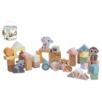 JOHNTOY 80091 Jouéco® - The Wildies Family Holzbausteine von JOHNTOY