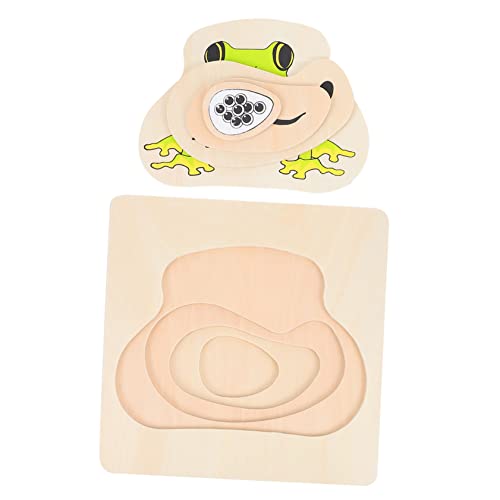 JOINPAYA 1 Satz Puzzle aufwachsen Tierblöcke Bausteine ​​für Kleinkinder bausteine Rätsel kinderbeschäftigung Puzzle pädagogisches Puzzle Cartoon Holzpuzzle hölzern von JOINPAYA