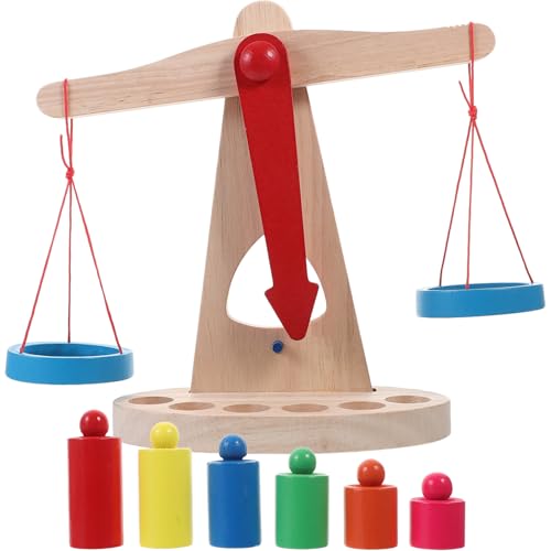 1 Satz holzspielzeug lernspielzeug Geburtstags für Educational Toys Balance Waage DIY Waage zum Herstellen von Waage- hölzern JOINPAYA von JOINPAYA