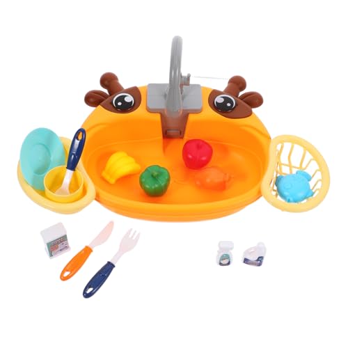 1Satz Küchenwaschbecken mit Fließendem Wasser Rollenspiel für Sichere Kunststoffausführung Kreatives Lernen für Kleinkinder für Junge 1Satz Küchenwaschbecken mit Fließendem Wasser Rollenspiel für Sichere Kunststoffausführung Kreatives Lernen für Kleinkinder für Junge von JOINPAYA