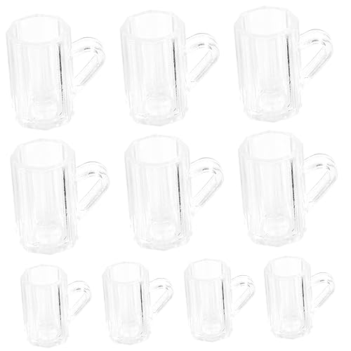 JOINPAYA Miniatur-Bierkrug-Requisiten 20 Stück Miniatur-bierkrüge Für Puppenhäuser Realistische Mini-Becher Lebendiges Puppenhaus- von JOINPAYA