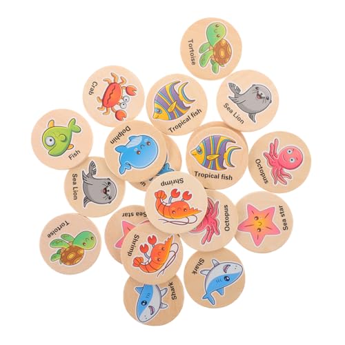 JOINPAYA Montessori-Spielzeug Für Kleinkinder – Memory-Matching-Spiel-Puzzle Lernspielzeug Aus Holz Verbesserung Frühlernspielzeug von JOINPAYA
