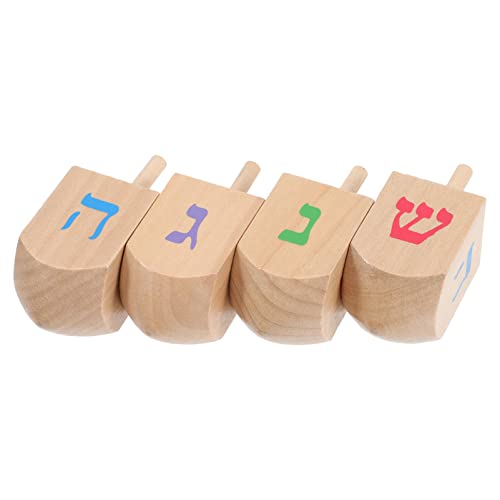 JOINPAYA Kreiselspielzeug Für Kinder – 4-teiliges Holz-kreiselspielzeug Für Jungen Von 4–7 Jahren Kinder-kreiselspielzeug Lernspielzeug Hand-Auge-koordination Perfektes von JOINPAYA