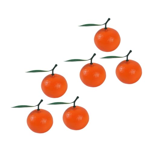 JOINPAYA 6 Stücke Künstliche Orangen Blätter Simulierte Obst Modelle Lebensechte Für Home Fotografie von JOINPAYA