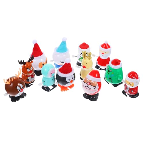 JOINPAYA 1 12 Stück Weihnachtsmann- für kinderspielzeug Party Partygeschenke für Kleinkinder Wind Uhrwerk pädagogisches Plastik rot JOINPAYA 1 12 Stück Weihnachtsmann- für kinderspielzeug Party Partygeschenke für Kleinkinder Wind Uhrwerk pädagogisches Plastik rot von JOINPAYA