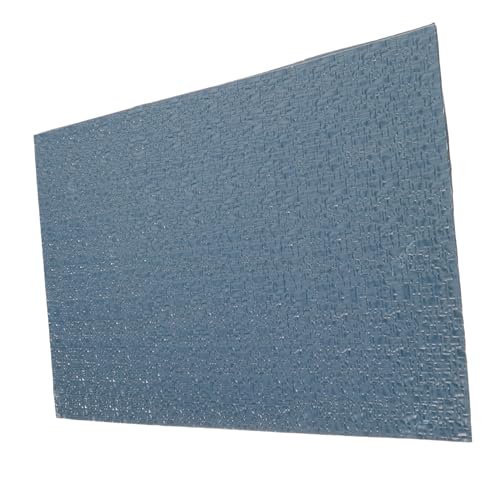 JOINPAYA 1 Blatt Modellfliesen Puppe Miniaturen Dekoration Materialien Für Den Architekturmodellbau Simulation Einer Mini-fliesenwand Minihaus Fliesenwand 1/35 Diorama-zubehör Plastik Blue von JOINPAYA