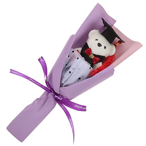JOINPAYA 1 Bund Bärenstrauß Tiere Absolventenstrauß Favorisieren Personalisierter Abschluss Ausgestopft Stickig Bouquet Abschluss-minibären Artikel Mini-abschlussbär Violett Plastik JOINPAYA 1 Bund Bärenstrauß Tiere Absolventenstrauß Favorisieren Personalisierter Abschluss Ausgestopft Stickig Bouquet Abschluss-minibären Artikel Mini-abschlussbär Violett Plastik von JOINPAYA