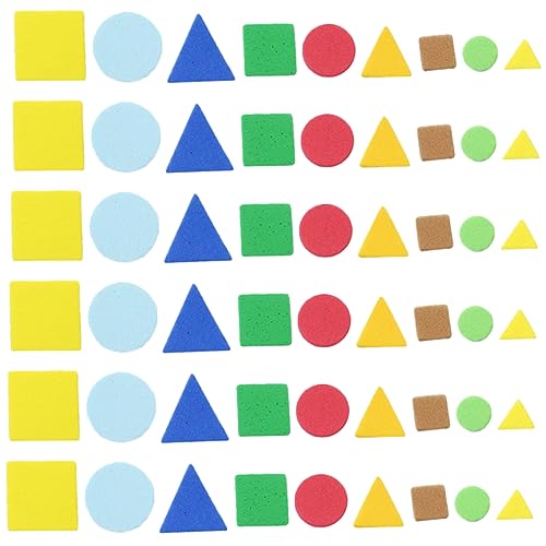 JOINPAYA Schaumstoff-Aufkleber in Form Von Jungen Und Mädchen Dekorative Geometrische Aufkleber Für Bastelsets von JOINPAYA