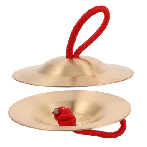 JOINPAYA 1 Paar Mini-handbecken Für Jungen Und Mädchen Früherziehung Rhythmus-Musikinstrument Für Partys Feiern Tänze JOINPAYA 1 Paar Mini-handbecken Für Jungen Und Mädchen Früherziehung Rhythmus-Musikinstrument Für Partys Feiern Tänze von JOINPAYA