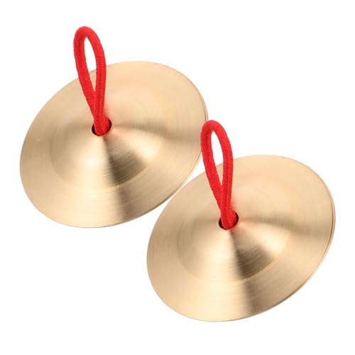 JOINPAYA Handgehaltene Kupferbecken Party-fingerbecken-Set Rhythmusinstrument Für Kinder Spielzeug Zur Frühen Musikausbildung von JOINPAYA