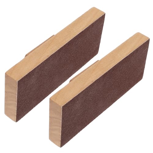 JOINPAYA 1 Paar Orff-Instrumente Für Schleifblock Sandblöcke-Instrument Musik Lernen Perkussionsspielzeug Für -Instrumente Musikalisches Light Brown Hölzern JOINPAYA 1 Paar Orff-Instrumente Für Schleifblock Sandblöcke-Instrument Musik Lernen Perkussionsspielzeug Für -Instrumente Musikalisches Light Brown Hölzern von JOINPAYA