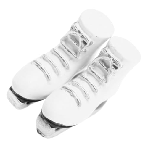 JOINPAYA 1 Paar Mini-Schlittschuhe Für Puppen Harzmaterial Entzückende Dekorative Schlittschuhe Für Puppenhaus-Layout-Requisiten von JOINPAYA