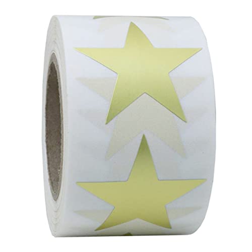 JOINPAYA 1 Rolle 500 Stücke Pentagramm Aufkleber Cartoon Aufkleber Aufkleber Paster Goldene von JOINPAYA