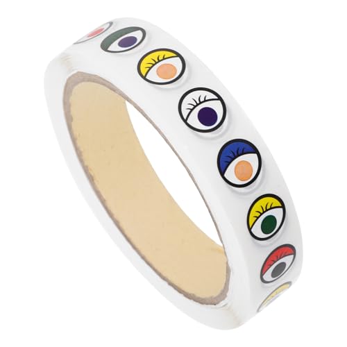 JOINPAYA 1 Rolle Eye Patches Augensticker Augenaufkleber Augenmustersticker Augendekoration Aufkleber Augen Dekorationen Auge DIY Aufkleber Aufkleberaugen zum Basteln Colorful von JOINPAYA