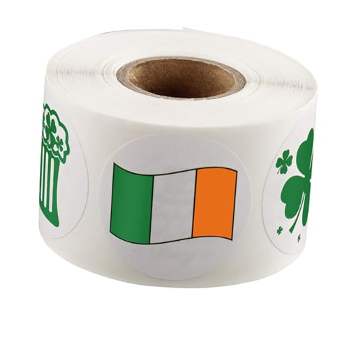 JOINPAYA 1rolle Aufkleber Patrick's Day Etiketten Selbstklebende Deko-Aufkleber Für Verpackungen Scrapbooking Basteln Und Mehr JOINPAYA 1rolle Aufkleber Patrick's Day Etiketten Selbstklebende Deko-Aufkleber Für Verpackungen Scrapbooking Basteln Und Mehr von JOINPAYA